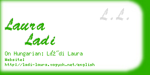 laura ladi business card